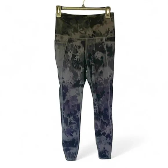 Danskin Ladies' High Rise Brushed Legging Gray Marble Size S - Picture 2 of 6